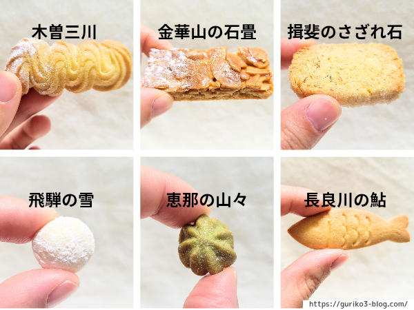 ぎふのかたちクッキー